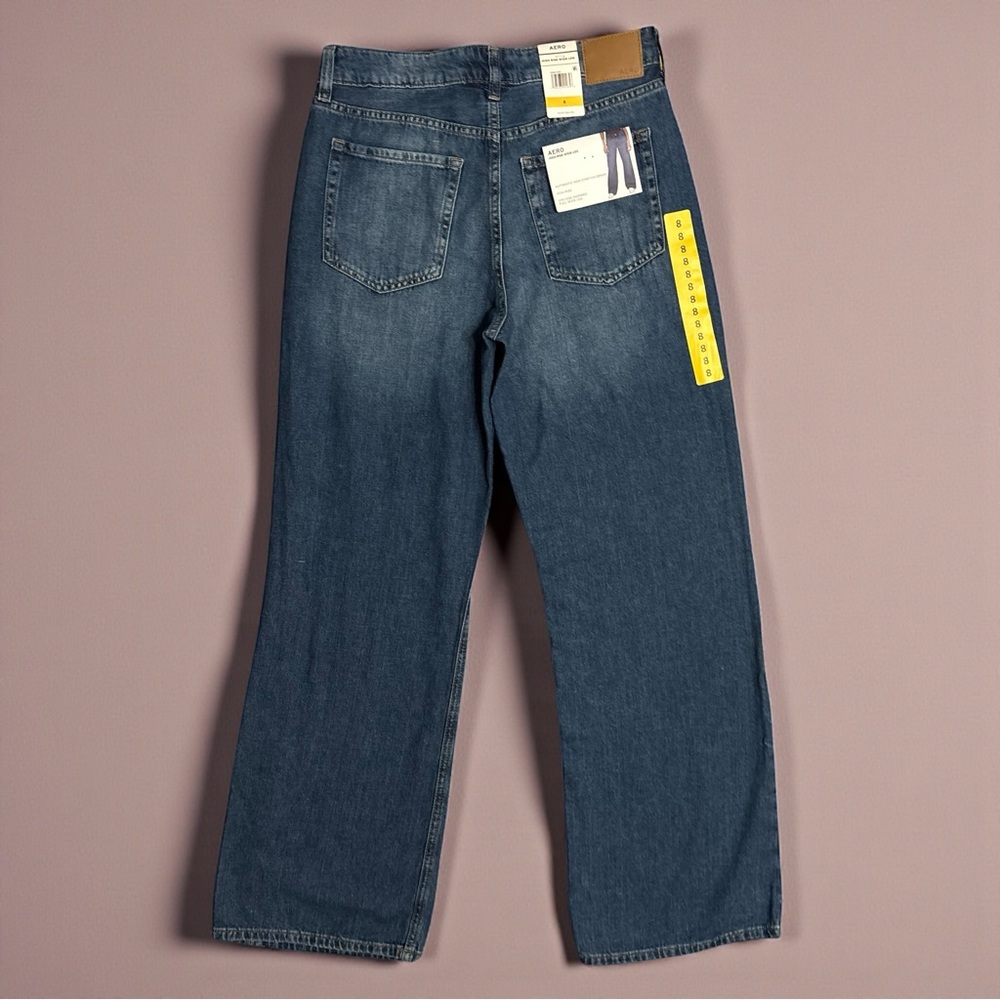 Aeropostale NWT High Rise Wide Leg Jeans Size 8 - Picture 4 of 9